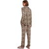 Ekouaer Women’s Pajamas Long Sleeve Loungewear Casual Button Down Pjs(Leopard)