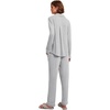 Ekouaer Women’s Pajamas Long Sleeve Loungewear Casual Button Down Pjs(Light Grey)