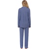Ekouaer Women’s Pajamas Long Sleeve Loungewear Casual Button Down Pjs(Navy)