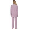 Ekouaer Women’s Pajamas Long Sleeve Loungewear Casual Button Down Pjs(Pink)