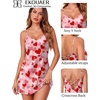 Ekouaer Women’s Satin Chemise Nightgown Sleeveless Slip Sleepwear S-2XL(Heart Pink)