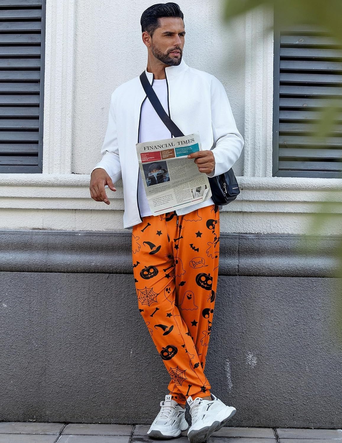 image:imageEkouaer Mens Pajama Pants Jogger Comfy Loungewear with Pockets DrawstringHalloween