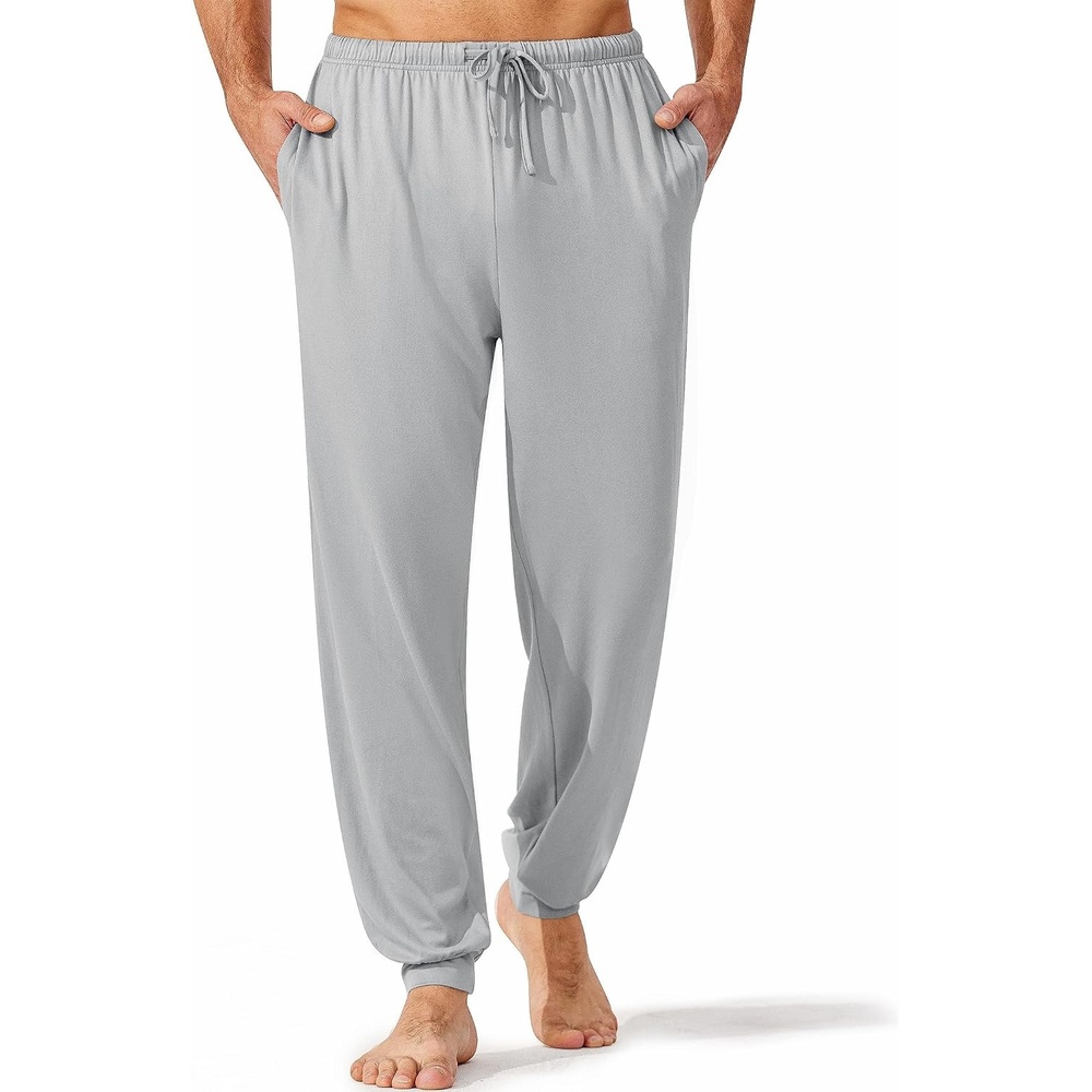 image:imageEkouaer Mens Pajama Pants Jogger Comfy Loungewear with Pockets DrawstringGrey