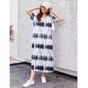 Ekouaer Long Nightgowns for Women Short Sleeve Night Gown with Pockets(Pat7)
