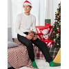 Ekouaer Mens Pajama Pants Jogger Comfy Loungewear with Pockets Drawstring(2 Pack-black+red)