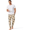 Ekouaer Mens Pajama Pants Jogger Comfy Loungewear with Pockets Drawstring(Forest Bigfoot)