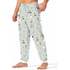 Ekouaer Mens Pajama Pants Jogger Comfy Loungewear with Pockets Drawstring(Golf)