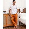 Ekouaer Mens Pajama Pants Jogger Comfy Loungewear with Pockets Drawstring(Halloween)