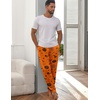 Ekouaer Mens Pajama Pants Jogger Comfy Loungewear with Pockets Drawstring(Halloween)