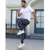 Ekouaer Mens Pajama Pants Jogger Comfy Loungewear with Pockets Drawstring(Navy Dinosaur)