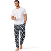Ekouaer Mens Pajama Pants Jogger Comfy Loungewear with Pockets Drawstring(Simpli Dog)