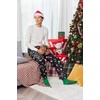 Ekouaer Mens Pajama Pants Jogger Comfy Loungewear with Pockets Drawstring(Xmas Print)