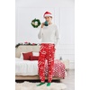Ekouaer Mens Pajama Pants Jogger Comfy Loungewear with Pockets Drawstring(Xmas Print)