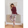 Ekouaer Pajamas for Women Comfy Long Sleeve Jogger Set Lounge Pjs Set(Classic Wind Plaid)
