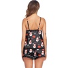 Ekouaer Pajamas for Women Set Silk Satin Pjs Sexy Lingerie Sleepwear(Christmas Pattern)