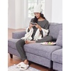 Ekouaer Pajamas for Women Set Soft Lounge Sets 2 Piece Pj Sets with Pockets(Dark Gray)