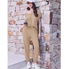 Ekouaer Viscose from Bamboo Women’s Pajama Sets Super Soft Short Sleeve Button Top and Pants Pj Sleepwear Sets S-XXL(Khaki)