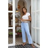 Ekouaer Womens Pajama Pants Lounge Pants Soft Drawstring Pj Bottoms(Blue Bowknots)