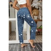 Ekouaer Womens Pajama Pants Lounge Pants Soft Drawstring Pj Bottoms(Blue Starry Sky)