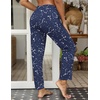 Ekouaer Womens Pajama Pants Lounge Pants Soft Drawstring Pj Bottoms(Blue Stars)