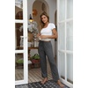 Ekouaer Womens Pajama Pants Lounge Pants Soft Drawstring Pj Bottoms(Dark Grey)