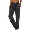 Ekouaer Womens Pajama Pants Lounge Pants Soft Drawstring Pj Bottoms(Grey Strpies)