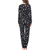 Ekouaer Womens Pajamas Sets Long Sleeve Tops with Jogger Pants(Black Star)