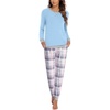 Aqua Blue Plaid