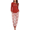 Wine Red Heart Plaid
