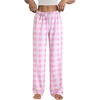 Light Pink and White Plaid