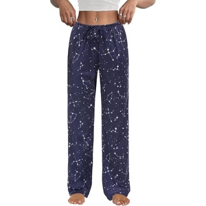 Ekouaer Womens Pajama Pants Lounge Pants Soft Drawstring Pj Bottoms(Blue Stars)