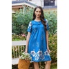 Ekouaer Moo Moos for Women Button House Dresses for Women with Pocket Mumu(Blue)