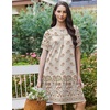 Ekouaer Moo Moos for Women Button House Dresses for Women with Pocket Mumu(Khaki Flower)