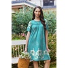 Ekouaer Moo Moos for Women Button House Dresses for Women with Pocket Mumu(Light Blue)
