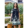 Ekouaer Moo Moos for Women Button House Dresses for Women with Pocket Mumu(Navy Blue)