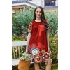 Ekouaer Moo Moos for Women Button House Dresses for Women with Pocket Mumu(Red Mandala)