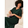 Ekouaer Nightgowns for Women Long Nightgown Plus Size Moo Moos House Dress(Green)