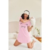Ekouaer Nightgowns for Women Short Sleeve Night Dress Printed Sleepwear(Pink Cat)