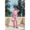 Ekouaer Pajamas for Women Set Silky Satin 2 Piece Lounge Sets with Pockets(Bow)