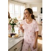 Ekouaer Pajamas for Women Set Silky Satin 2 Piece Lounge Sets with Pockets(Coquette Rose Wine)