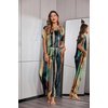 Ekouaer Pajamas for Women Set Silky Satin 2 Piece Lounge Sets with Pockets(Tie-dye)