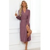Ekouaer Robes for Women Lightweight Long Bathrobe Soft Knit Bath Robe S-2XL(Wine Red)