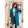 Ekouaer Women Robes Bathrobe Short Kimono Robe Soft Bathrobes with Pockets(Blue Green)