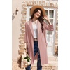 Ekouaer Women Robes Bathrobe Short Kimono Robe Soft Bathrobes with Pockets(Lotus Pink)