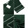 Ekouaer Women’s Long Sleeve Nightgown Full Length Nightshirt with Pockets(A-dark Green)