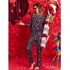 Ekouaer Women’s Pajama Sets Long Sleeve 2 Piece Lounge Sets 2026 Fall S-XXL(Black Christmas Boots)