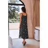 Ekouaer Women’s Sleeveless Nightgowns Long Sleep Dress Wide Strap Sleepwear(Star Moon Print)