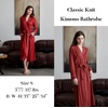 Ekouaer Womens Robes Lightweight Soft Knit Bathrobe Full Length Sleepwear(Wine Red)