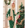 Ekouaer 2 Pack Womens Pajama Sets Long Sleeve Pjs Soft Comfy Lounge Set(Christmas Red+christmas Green2)