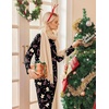 Ekouaer 2 Pack Womens Pajama Sets Long Sleeve Pjs Soft Comfy Lounge Set(Xmas Food+christmas Gingerbread)